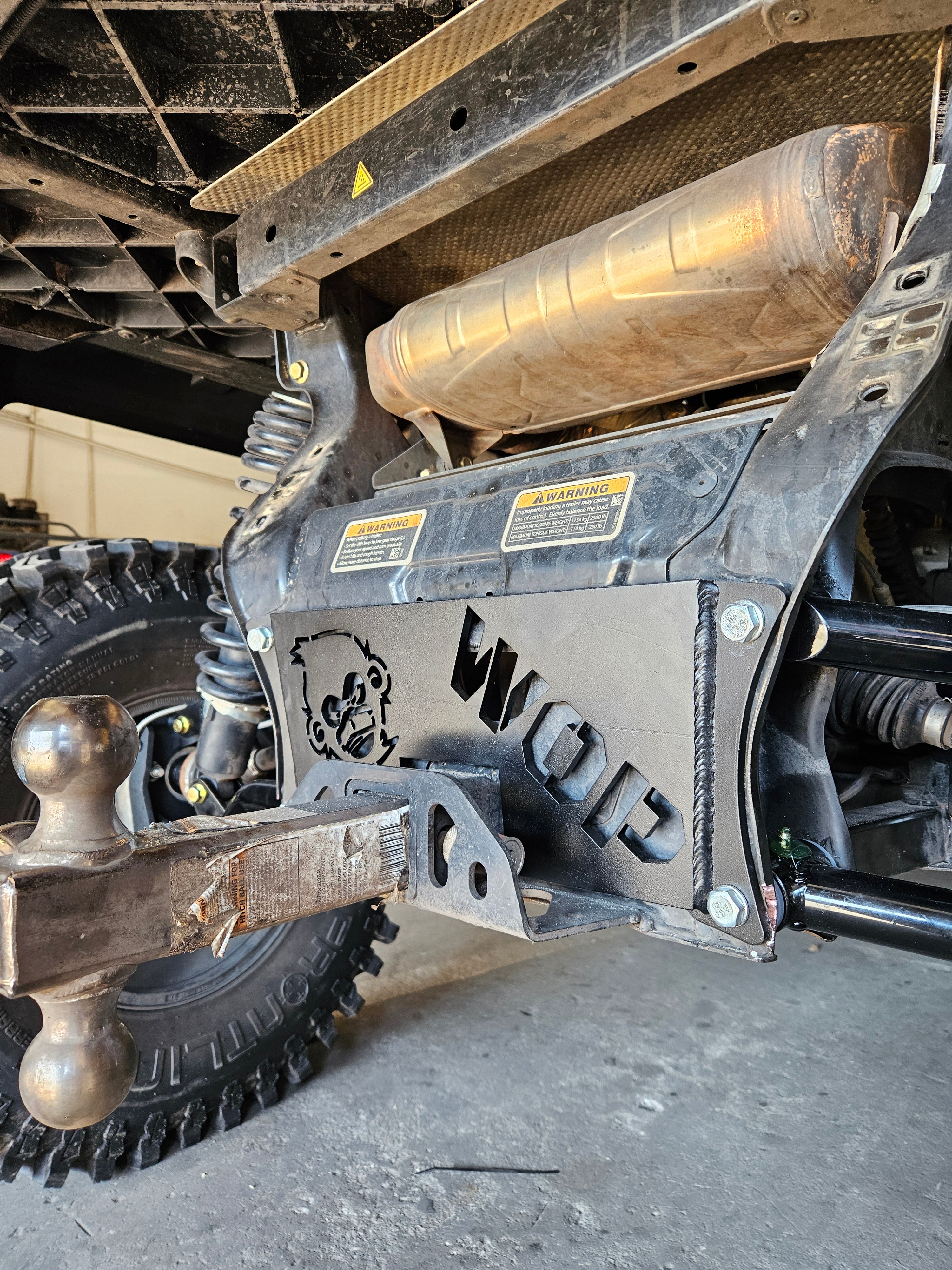 Can AM Defender Rear Frame Stiffener