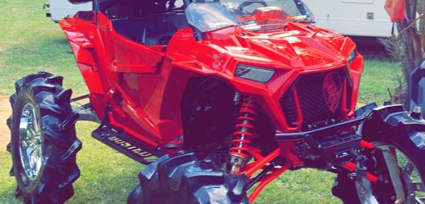 RZR 2 Seat Side Steps, Tree Kickers, Nerf Bars