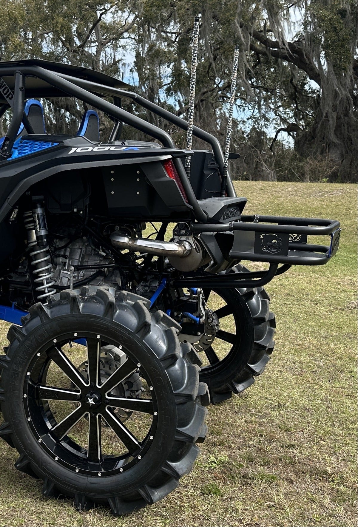 Honda Talon Back Cooler Rack with tie downs
