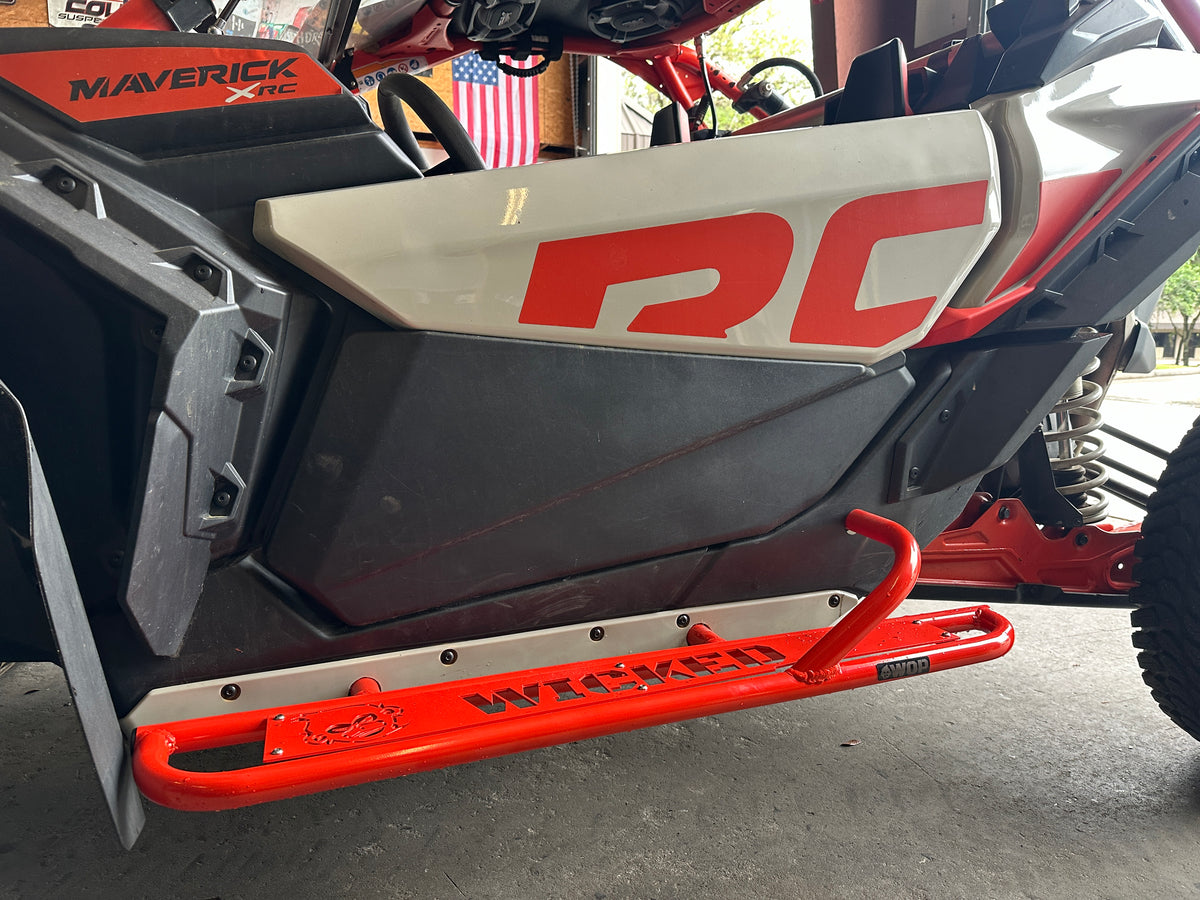 X3 2 Seat Side Steps, Tree Kickers, Nerf Bars