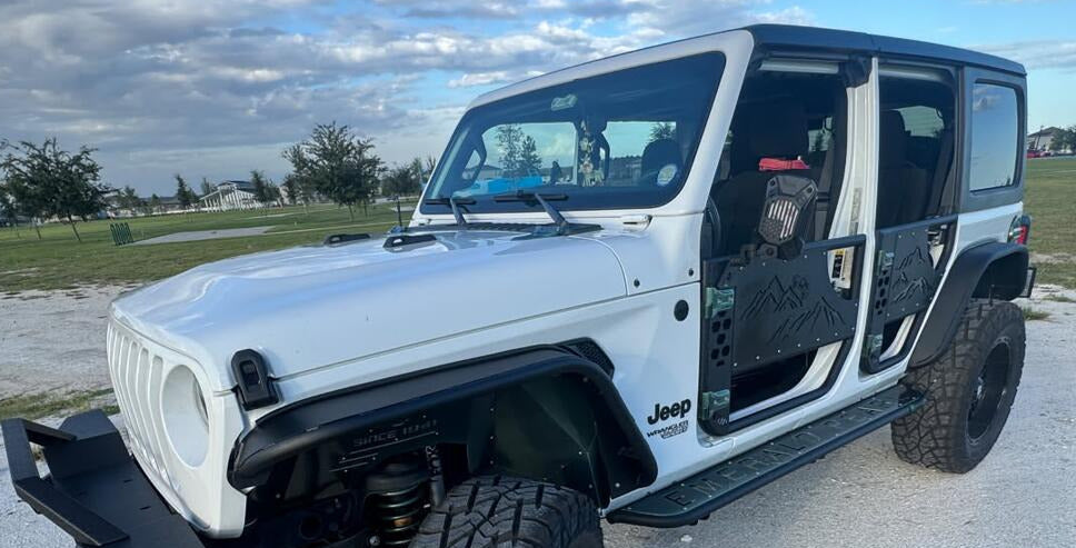 Jeep Wrangler JL 4-Door Side Steps (2018–Current) | Heavy-Duty Steel | Made in USA