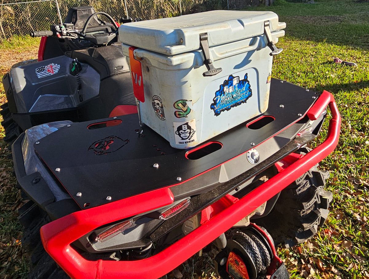 Outlander Gen 3 Back Rack W/Cooler Tie Downs
